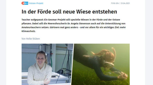 In der Förde soll neue Wiese entstehen