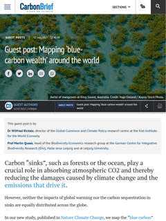 Carbon Brief - Guest post: Mapping ‘blue-carbon wealth’ around the world